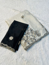 Rangoli silk heavy work saree