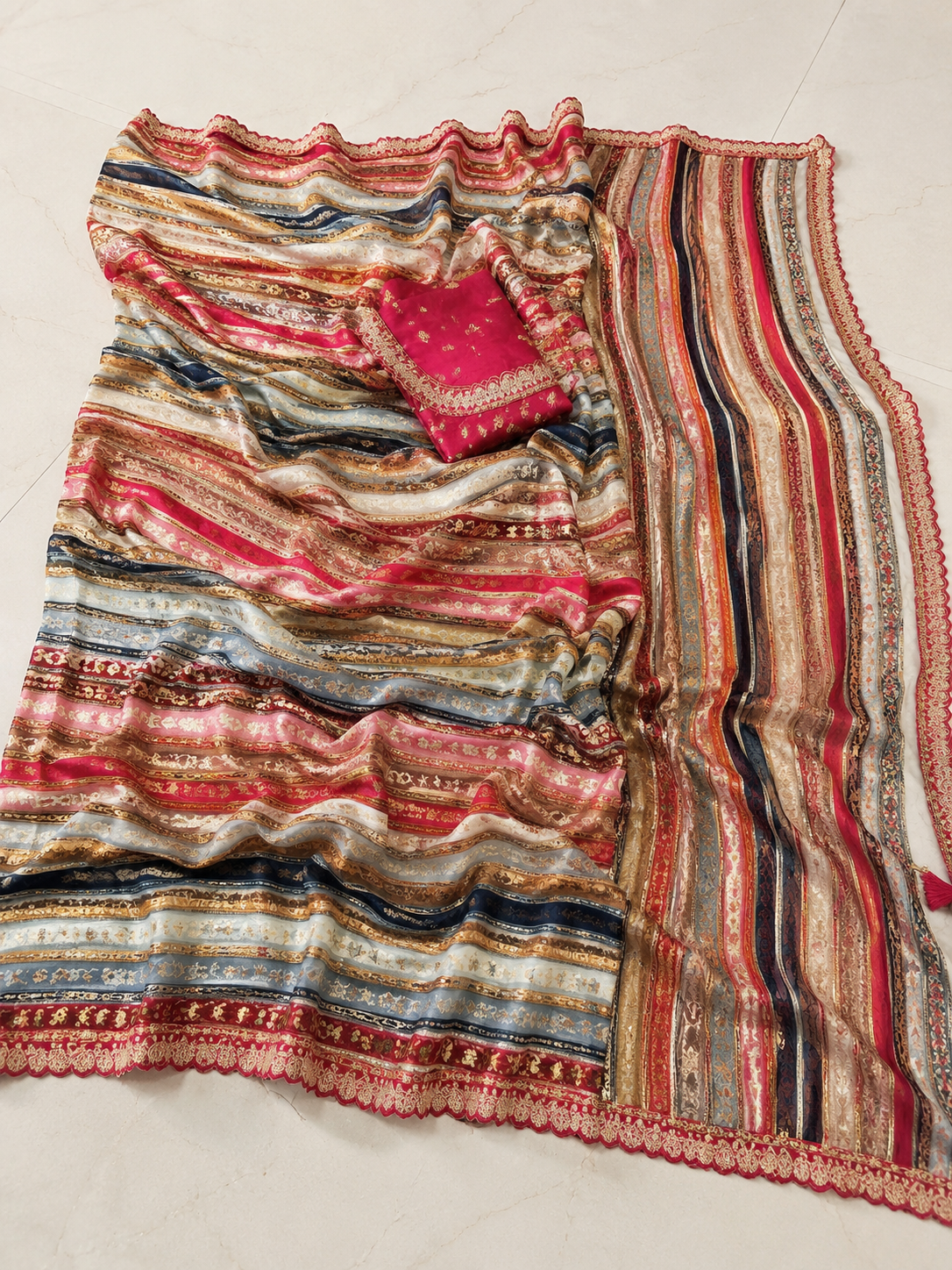 Laya celebrity inspired saree