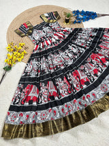 Muslin Cotton Kalamkari Frock