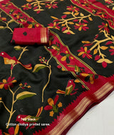 Maheswari Silk Kalamkari Parrot printed Saree