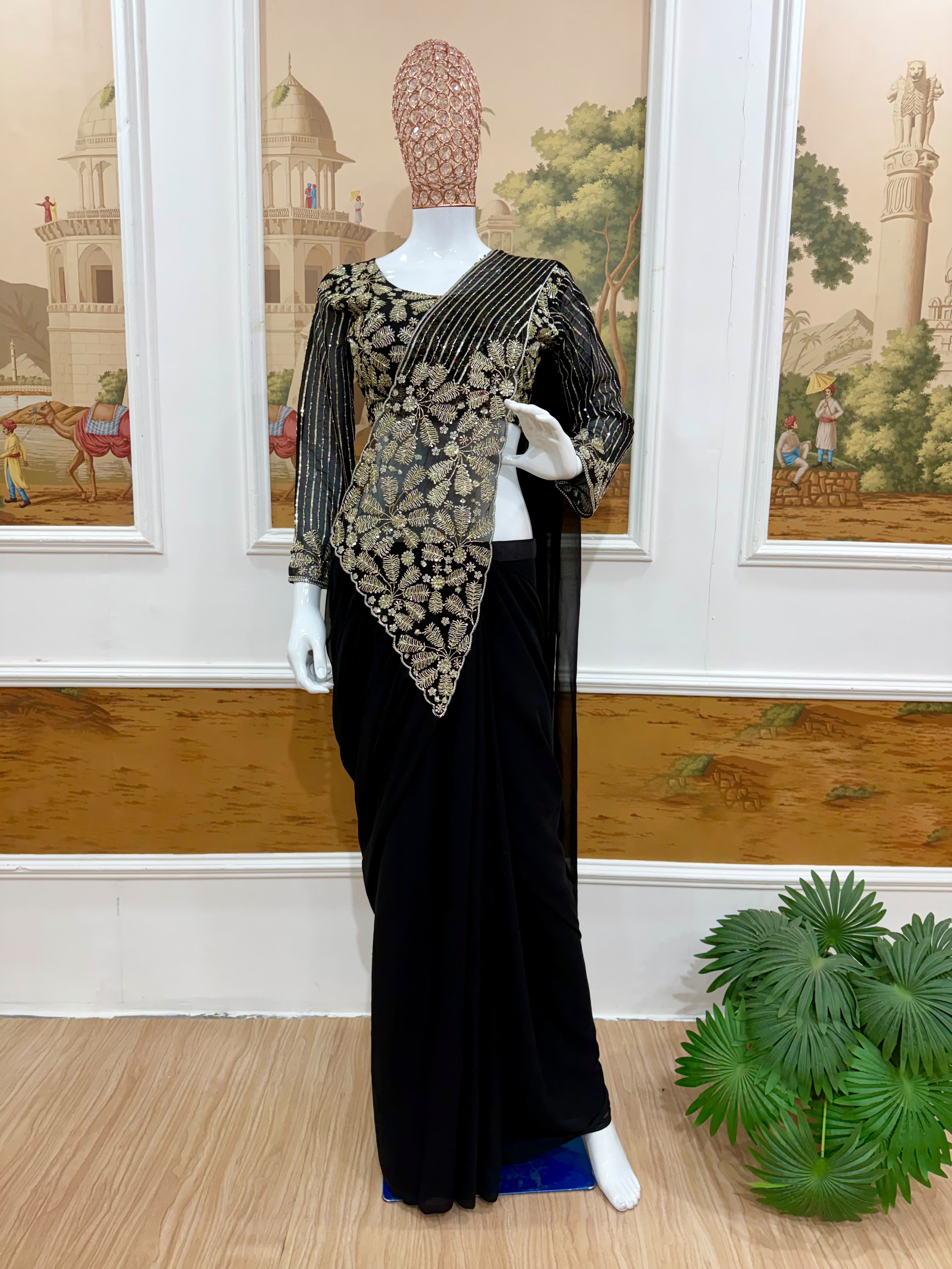 Ready to wear one minute saree