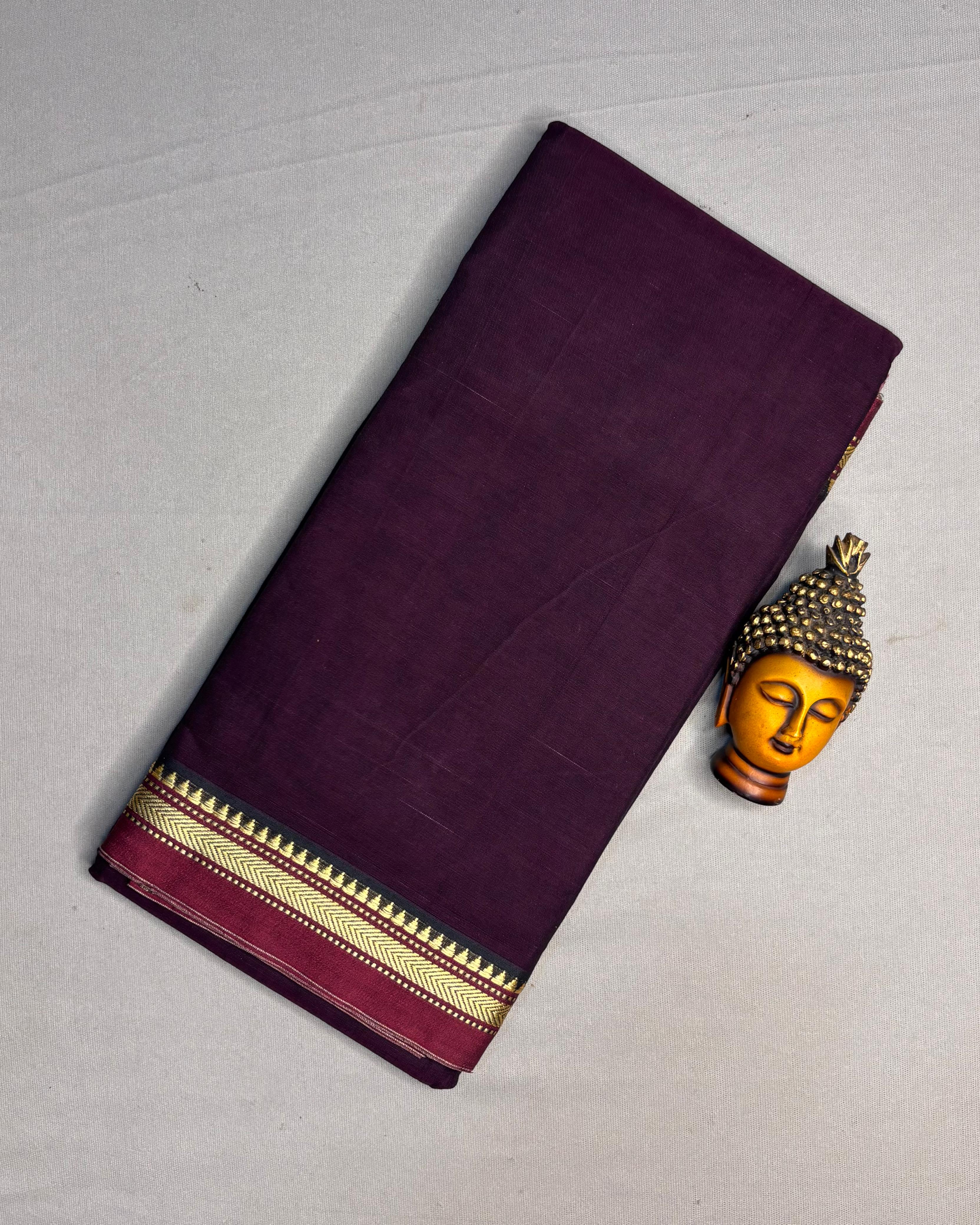 Narayanpeta Mercerised Cotton temple boarder