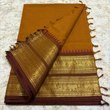 Chettinadu Pure Cotton kanchi zari Saree