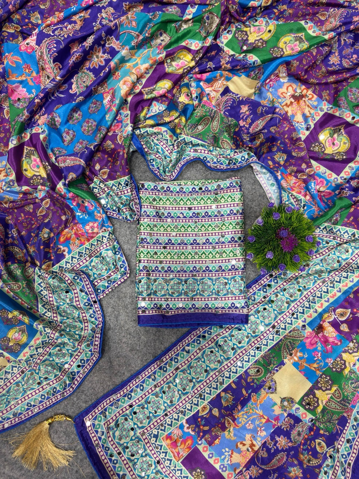 Laya celeb inspired ajrak saree budget friendly range