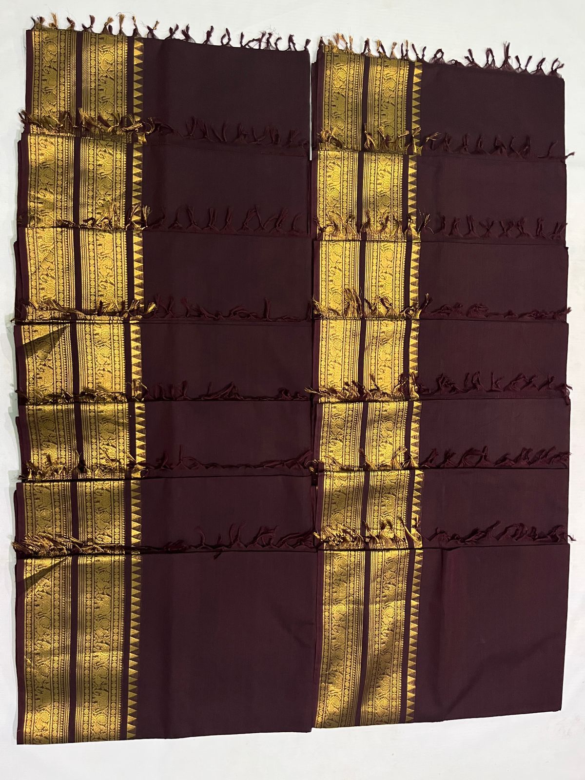 Chettinadu Pure Cotton kanchi zari Saree