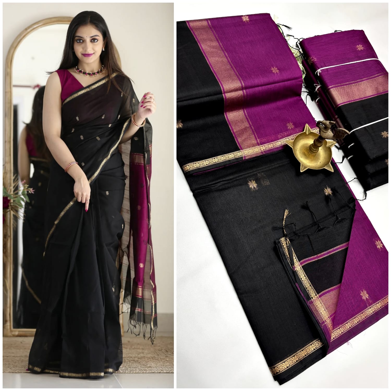 Maheswari Silk Cotton Saree