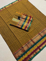 Narayanpeta checks model big boarder dress material set