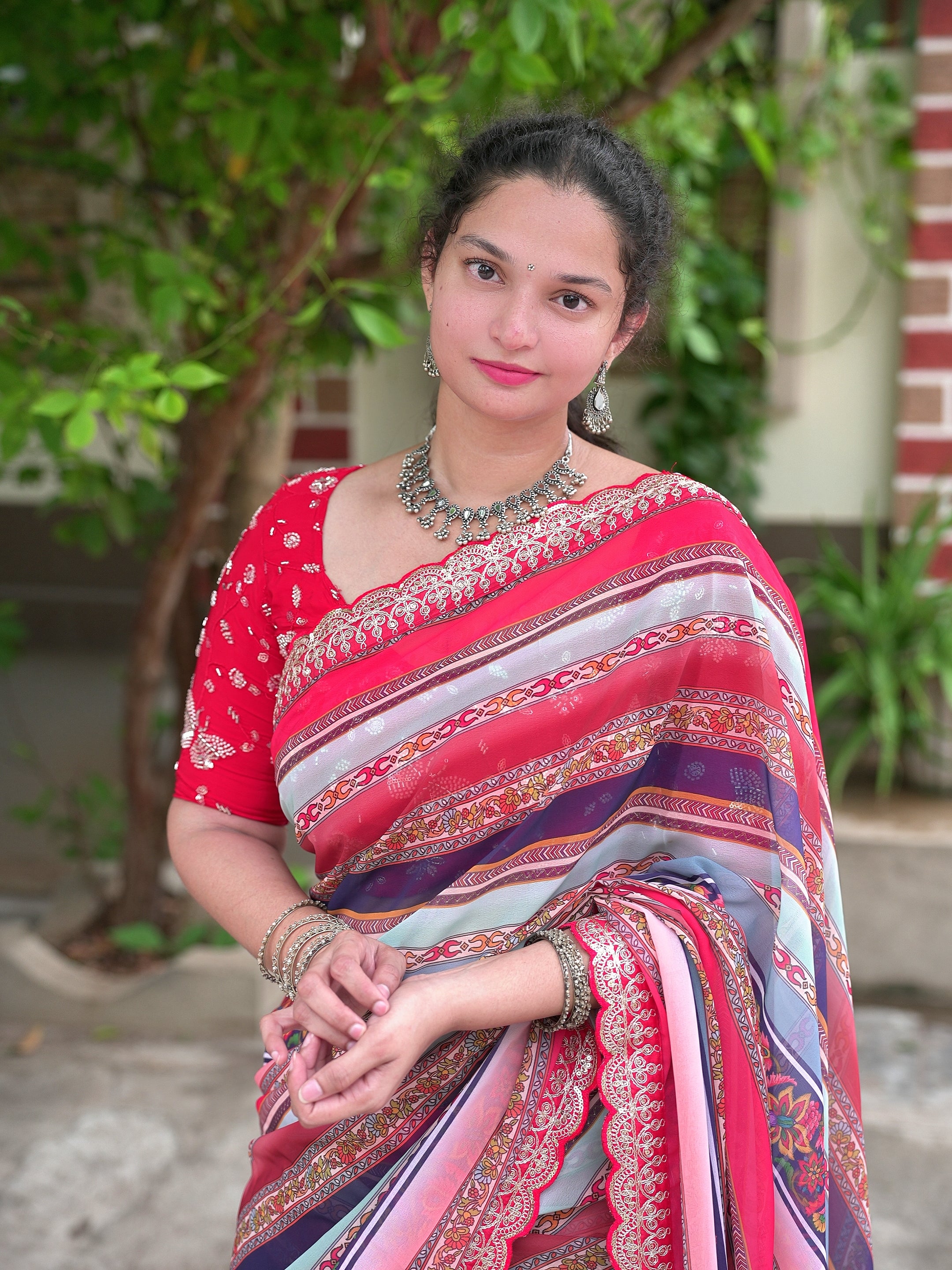Laya celebrity inspired saree