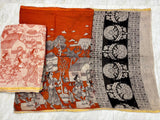Kota cotton pure kalamkari dress material