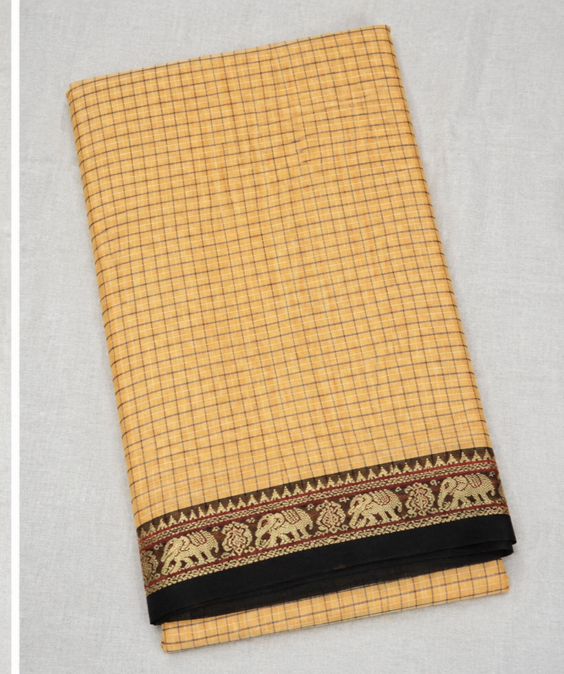 Narayanpeta samantha inspired checks saree