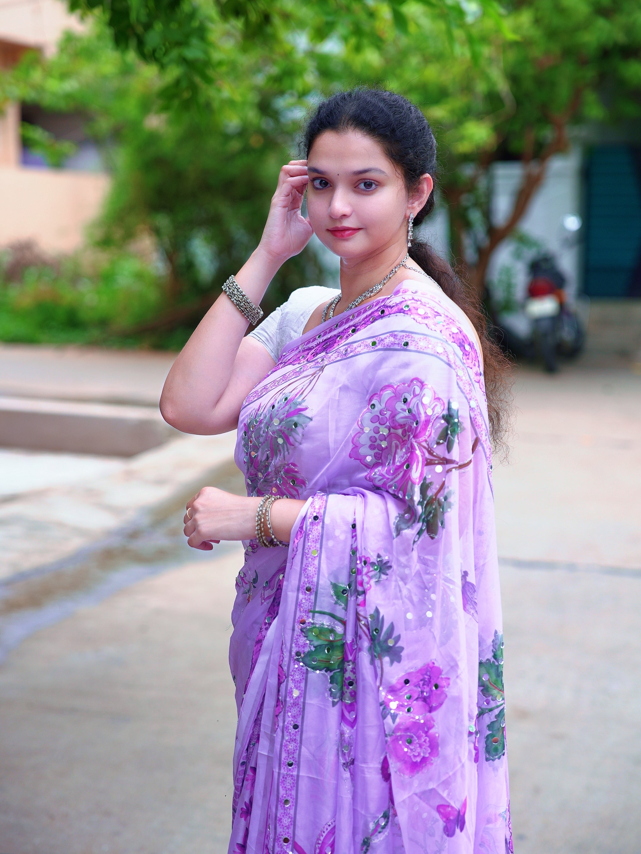 Leela- Celebrity inspired taby silk saree