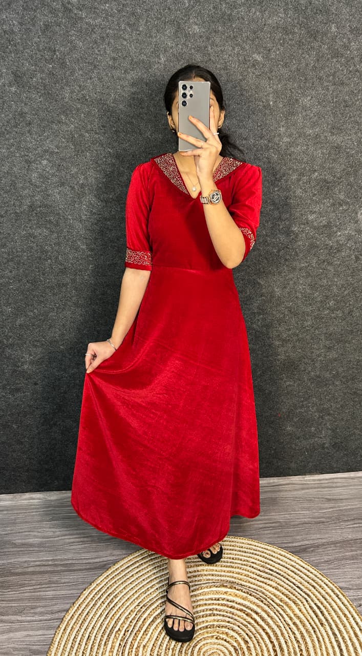 Velvet Party Frocks