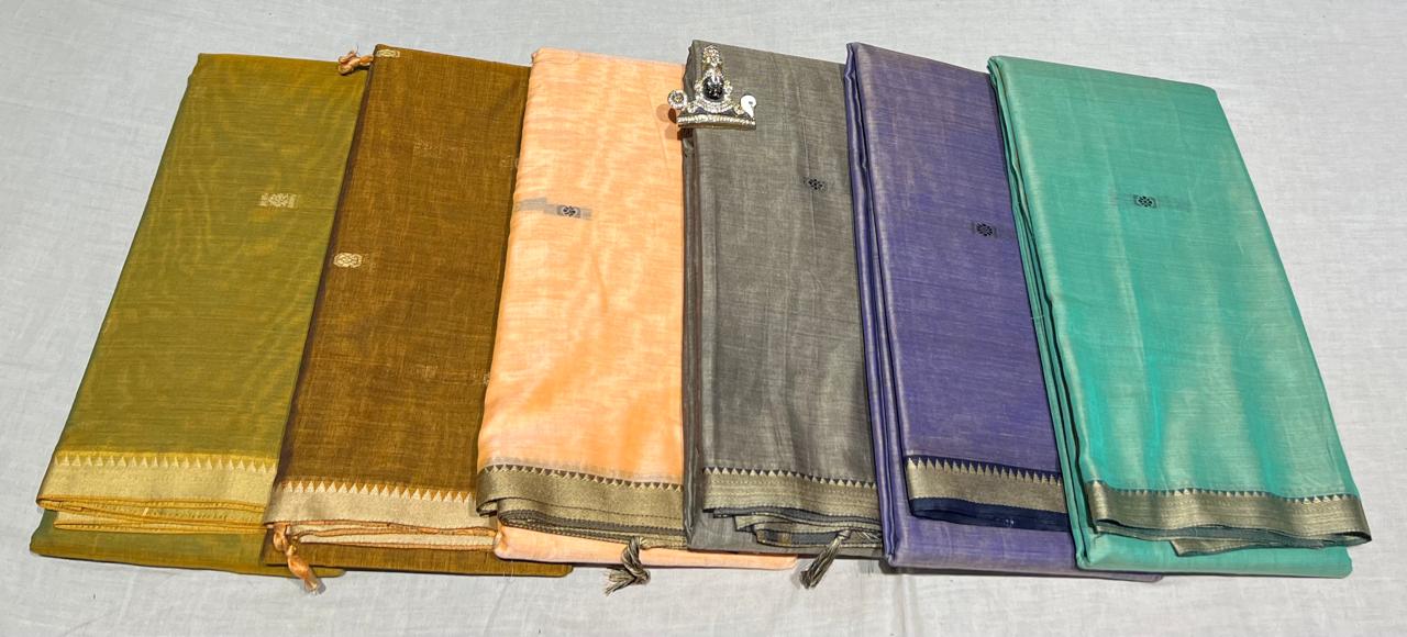 Narayanpeta Buttis temple boarder saree