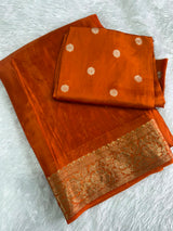 Viscose premium mysore crepe silk saree