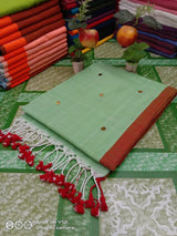 Khadi cotton gini work saree