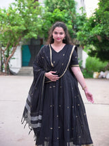 Narayanpeta buttis small boarder dress material set