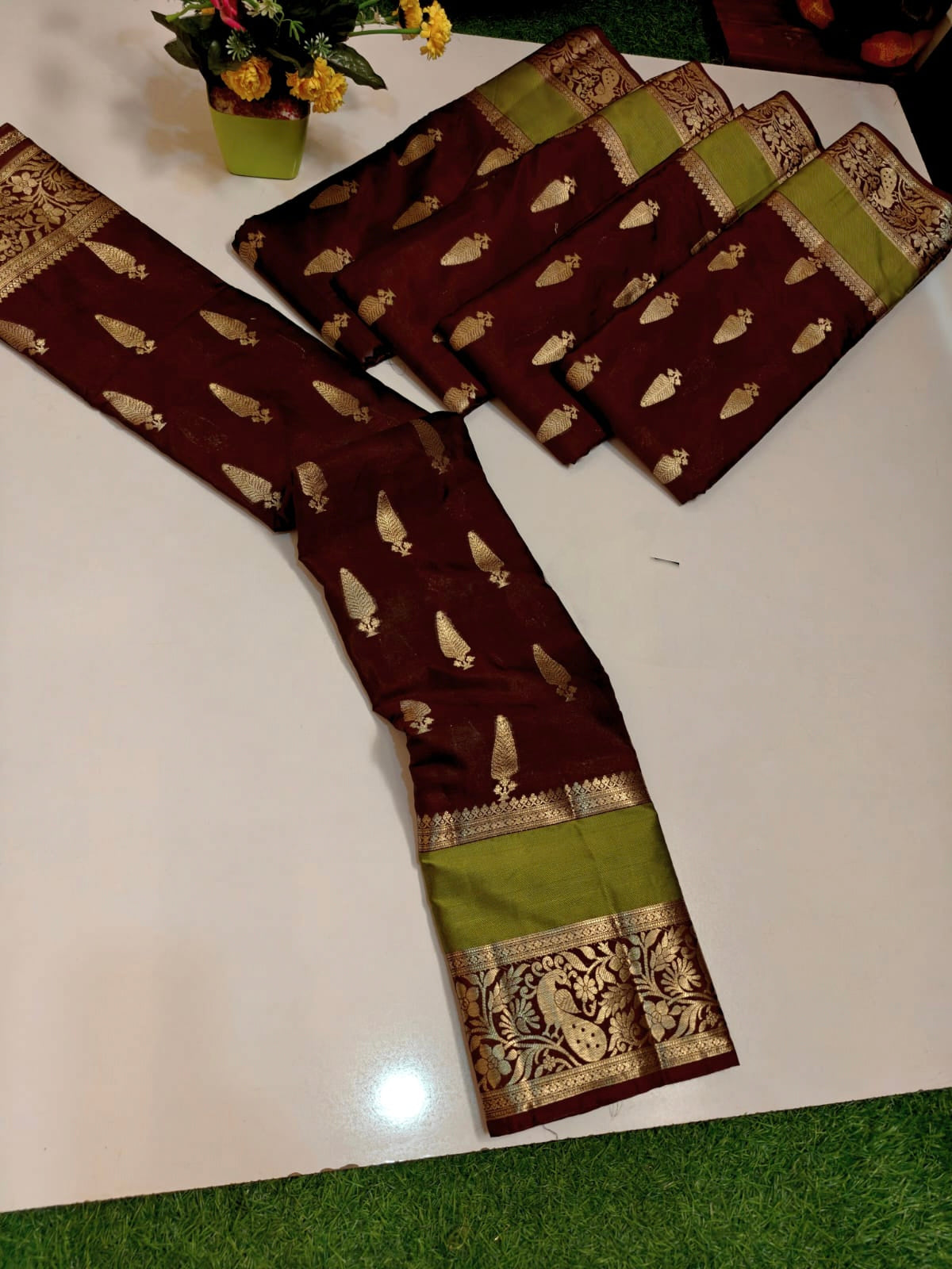 Soft Kanchi pattu saree