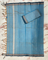 Narayanpeta Handloom Rudraksha boarder Dress material