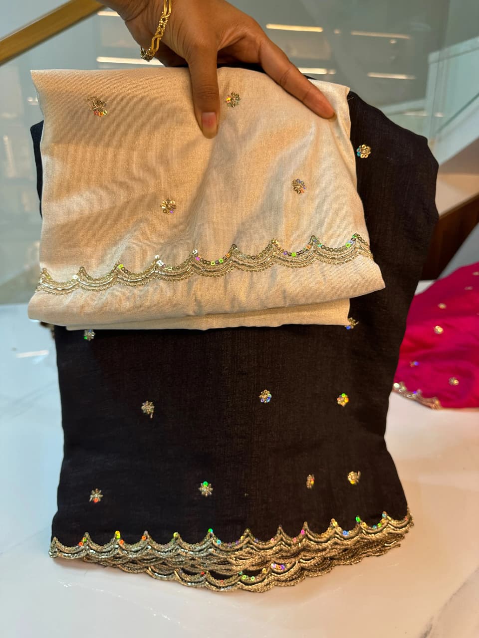 Vichitra silk grand party wear saree