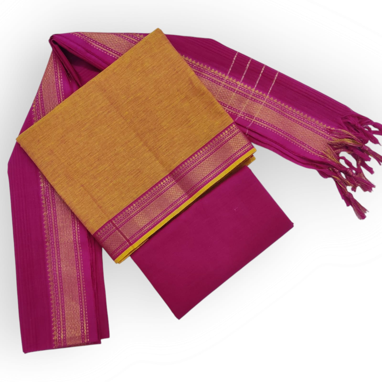 Mangalagiri pure cotton Handloom dress materials