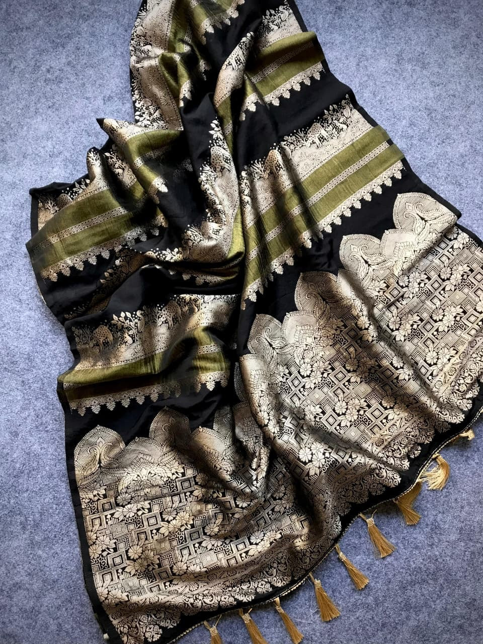Kaddi viscose tissue saree