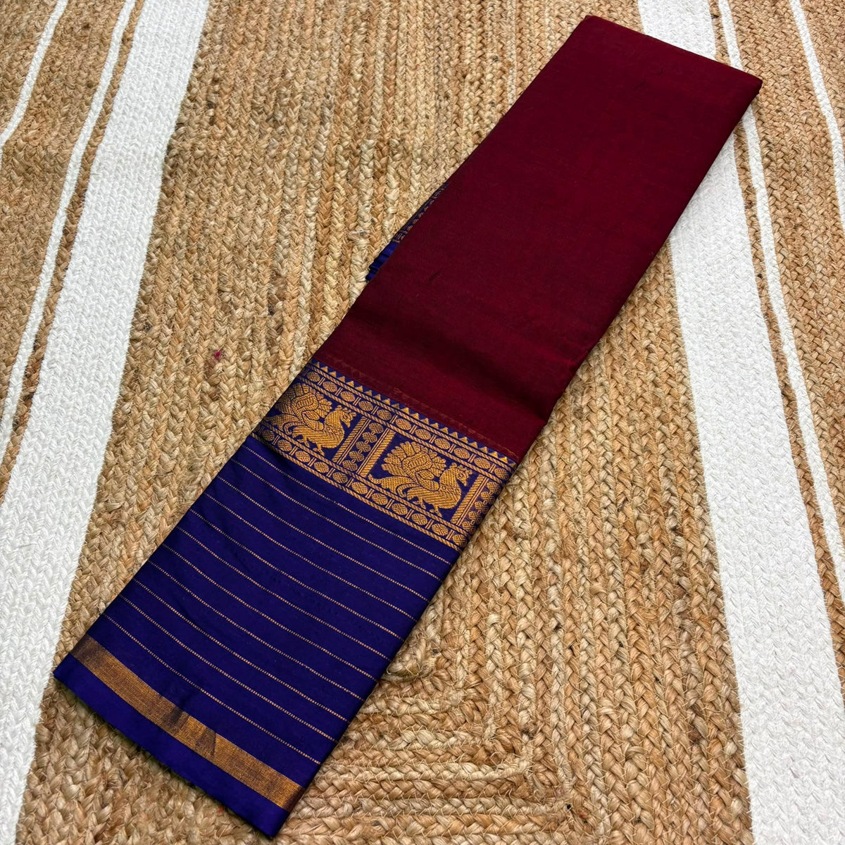 Narayanpeta gap boarder saree