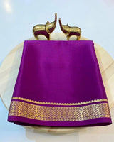 Mysore silk saree gap boarder