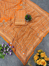 Budget range kareena kapoor inspired ajrak saree