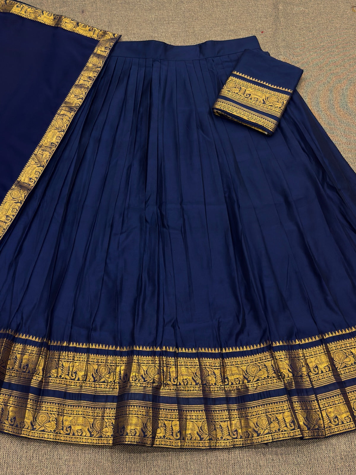 Chettinad style half sarees