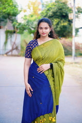 Khadi cotton saree