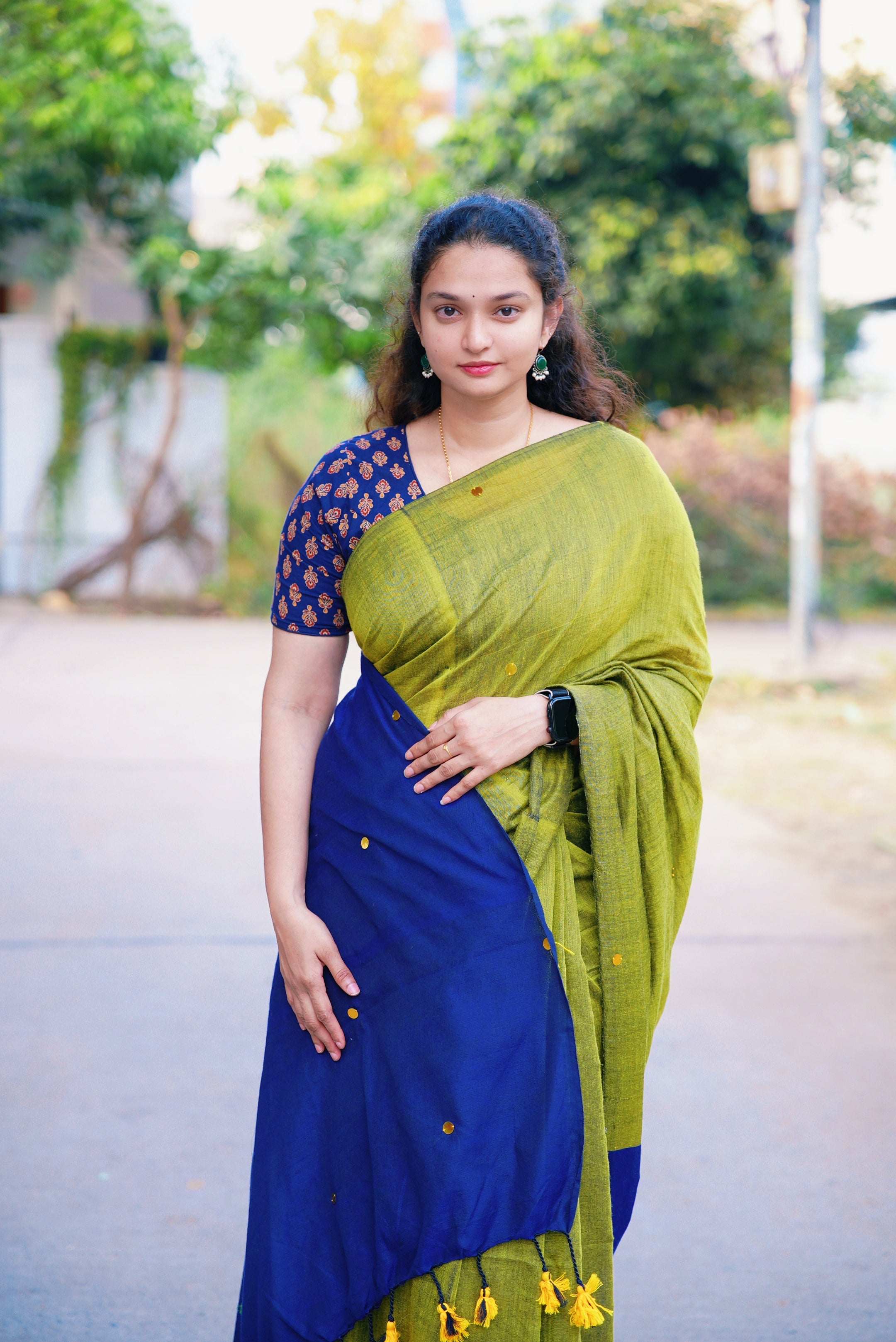 Khadi cotton saree