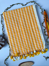 Korean inspired pure mul cotton saree