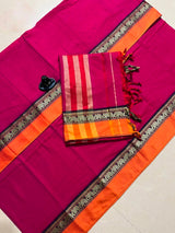 Narayanpeta Elephant Big boarder dress material