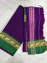 Narayanpeta Elephant Big boarder dress material