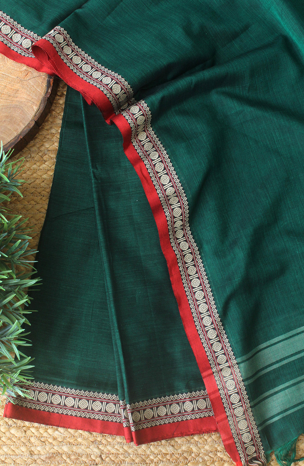 Narayanpeta Handloom Rudraksha boarder Dress material