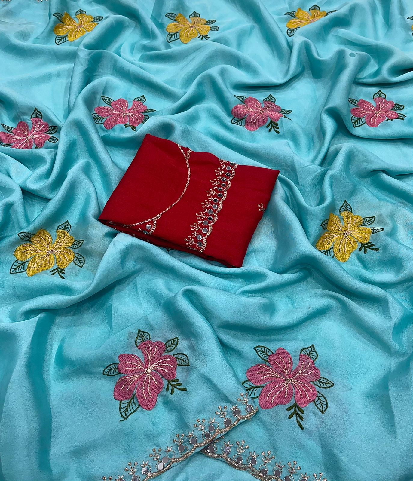 Soft rangoli silk saree