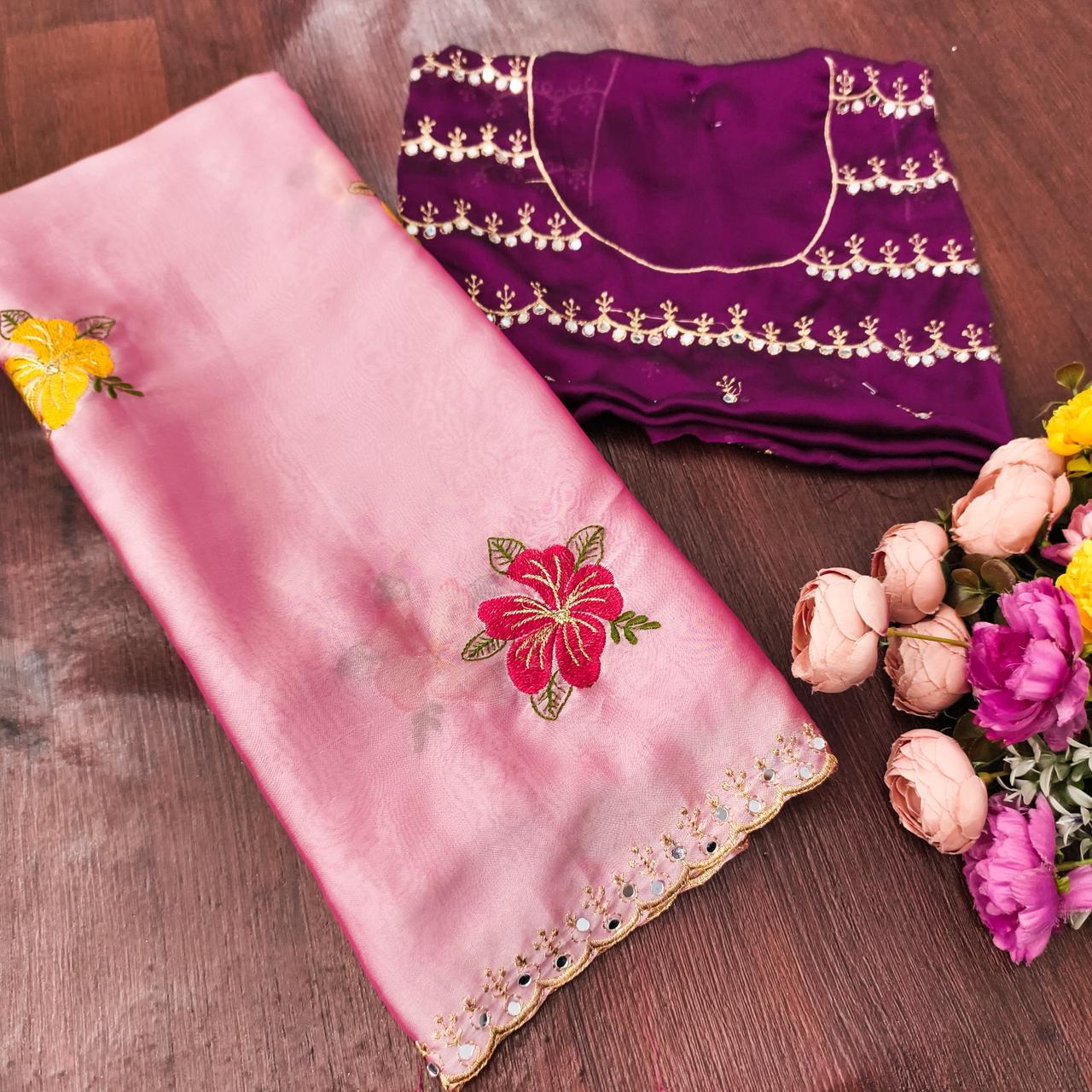 Soft rangoli silk saree