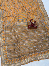 Kareena Kapoor inspired Premium georgette ajrak saree