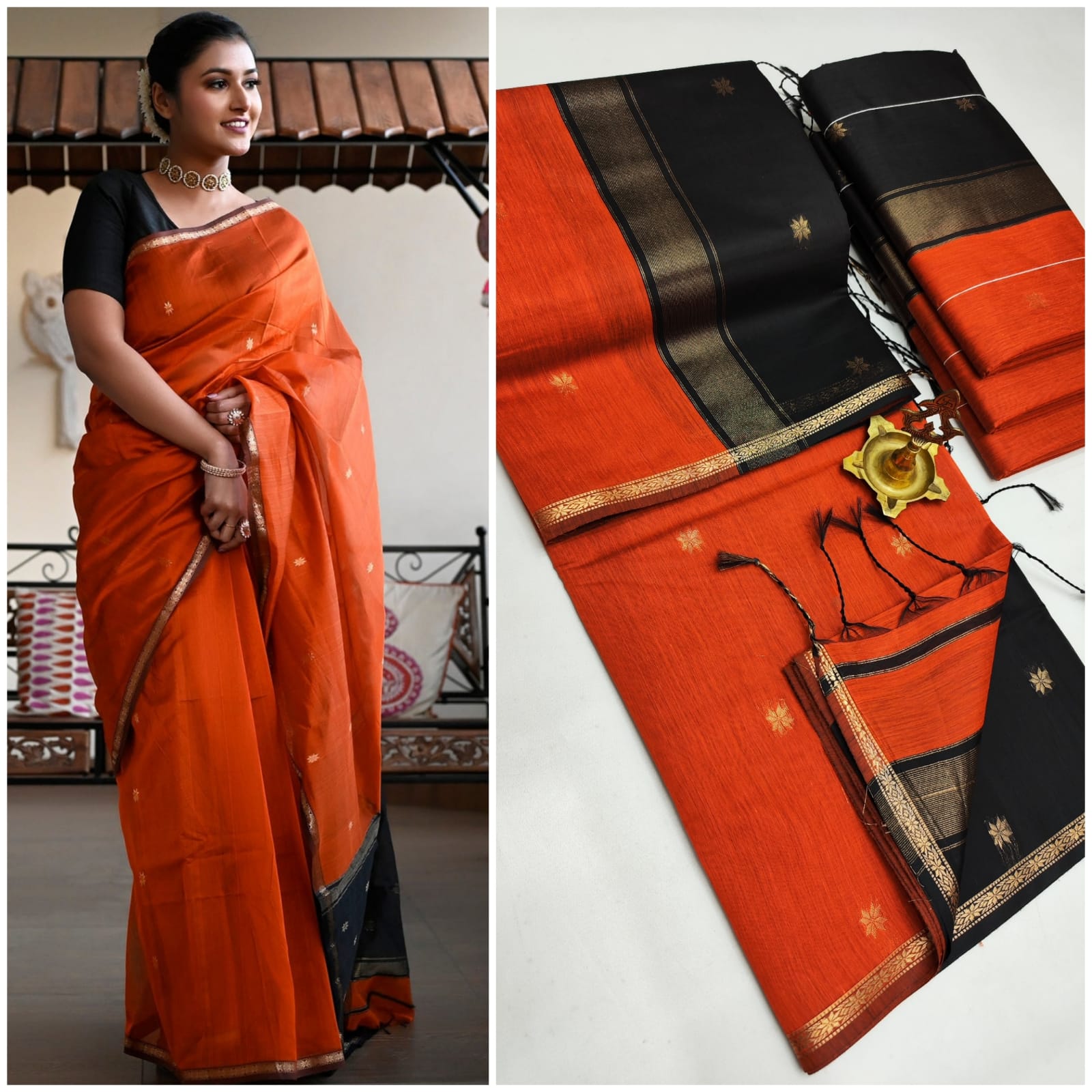 Maheswari Silk Cotton Saree