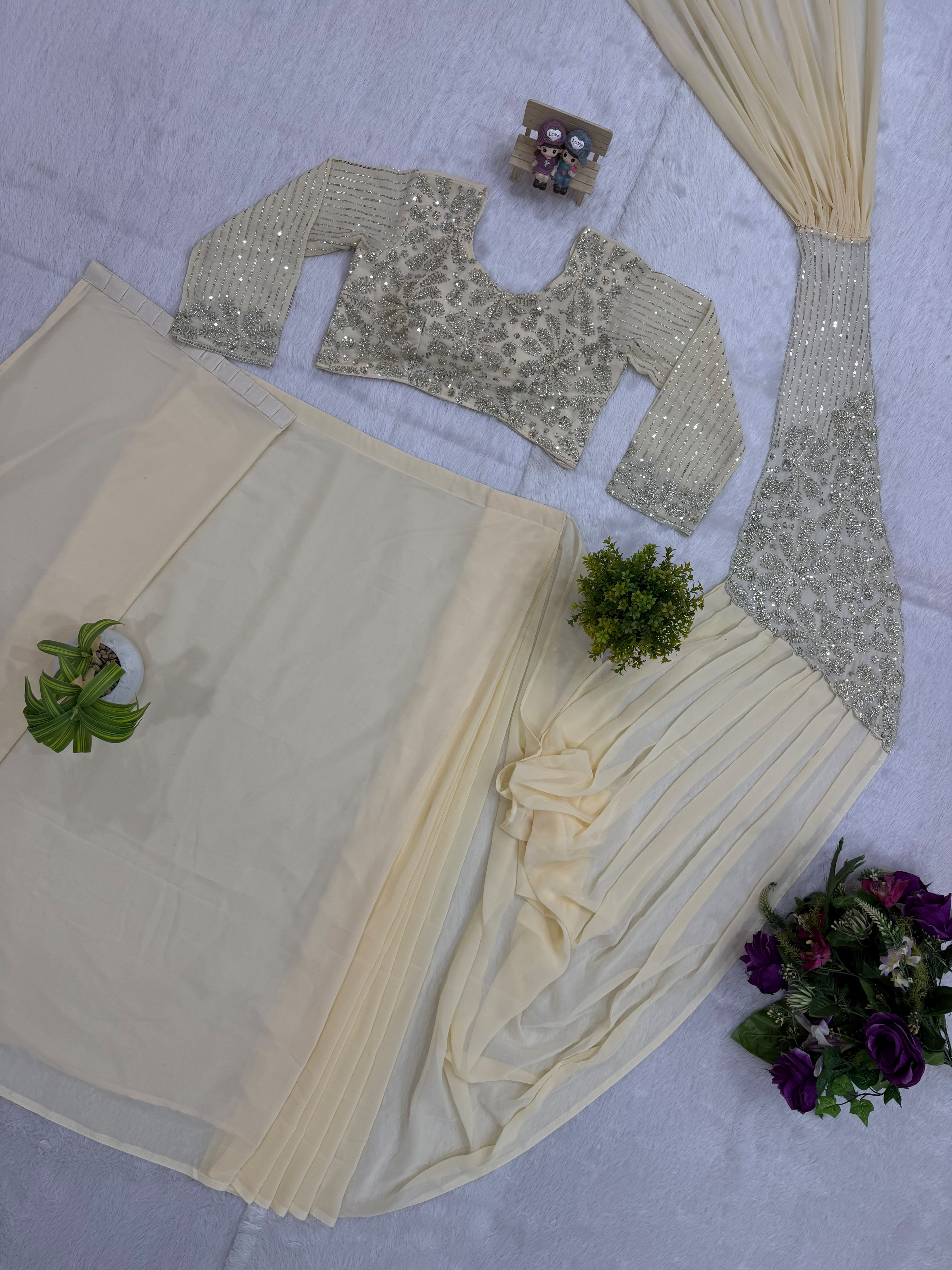 Ready to wear one minute saree