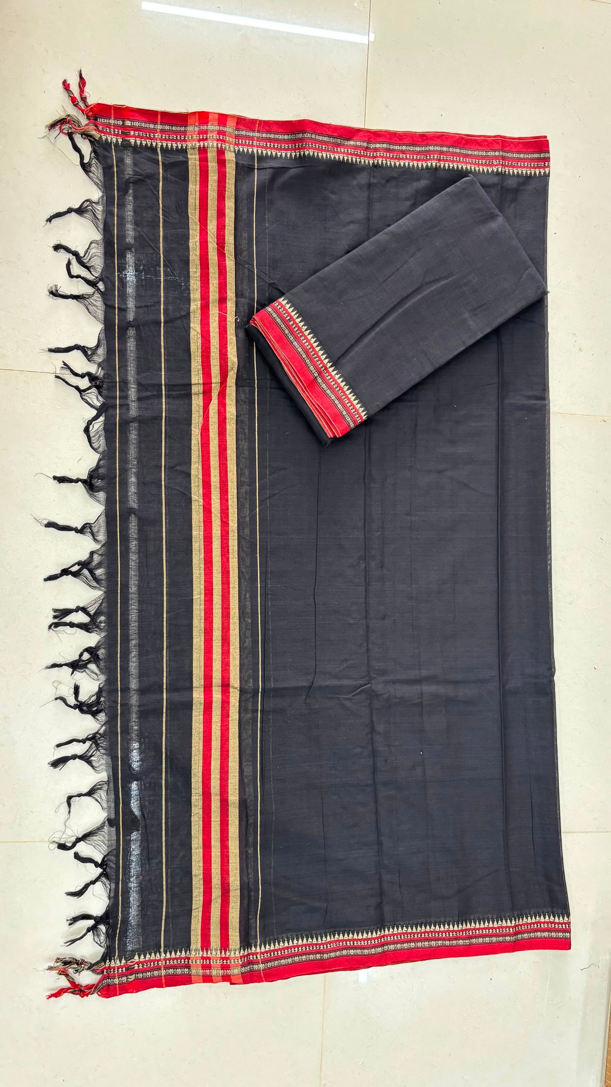 Narayanpeta temple boarder dress material