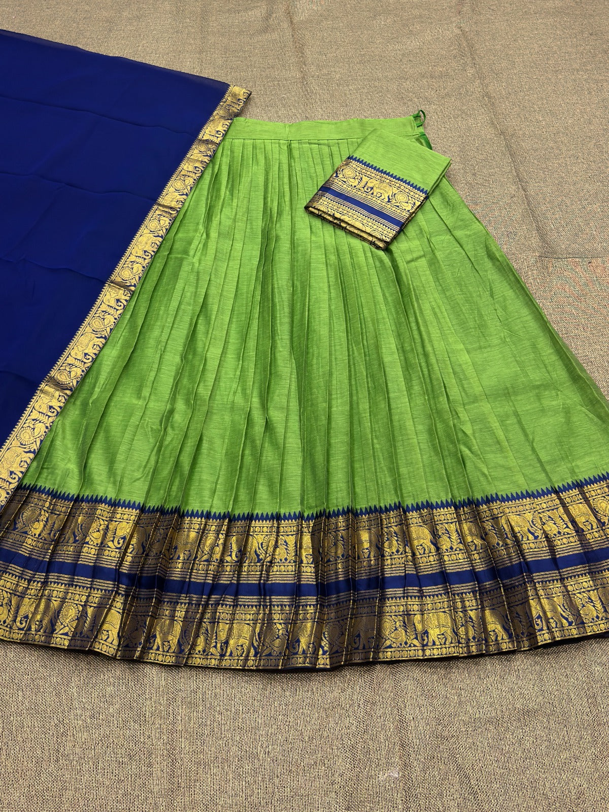 Chettinad style half sarees