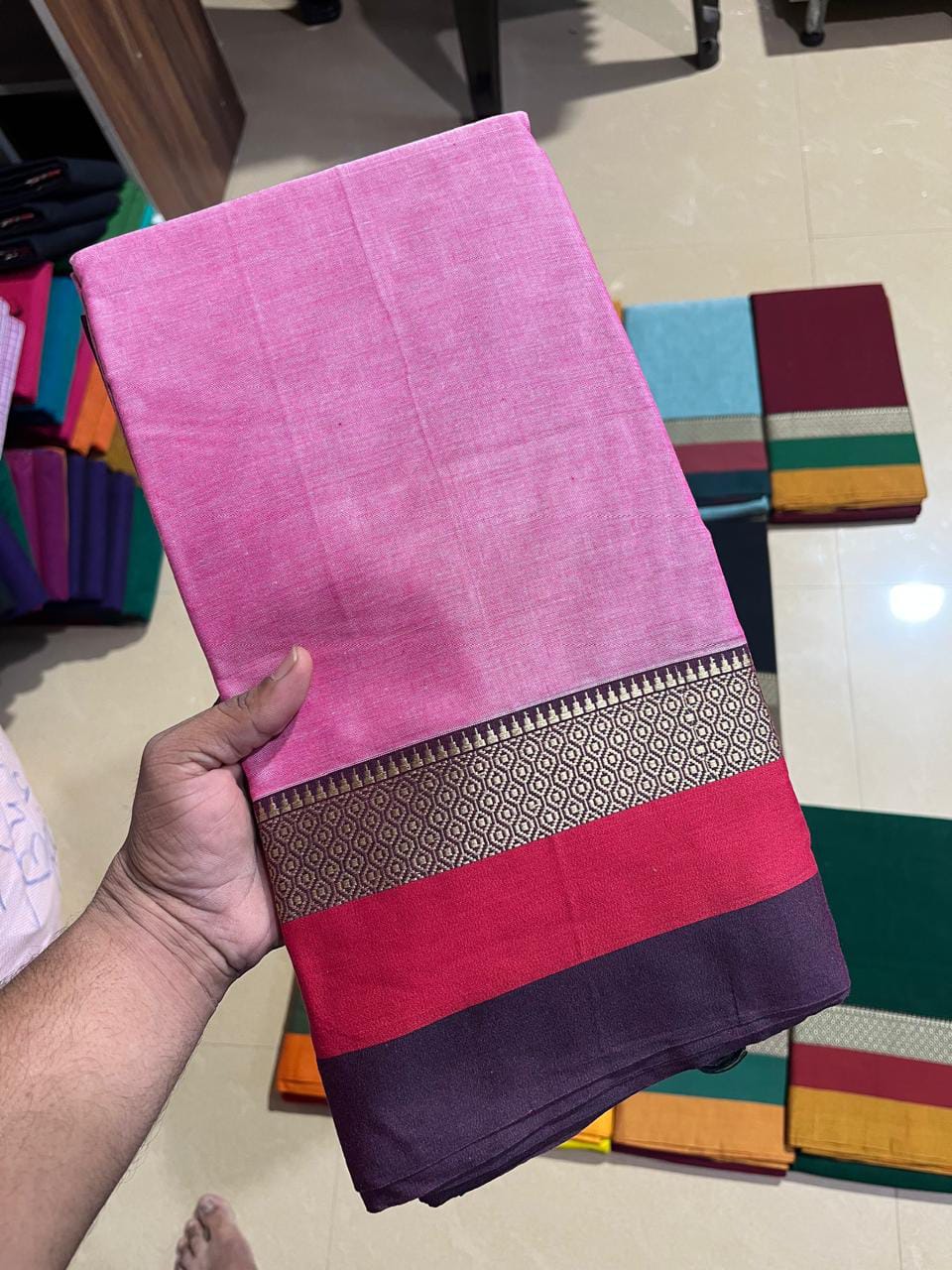 Narayanpeta cotton maharani boarder saree