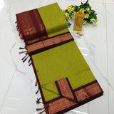 Kalyani pattu cotton checks saree