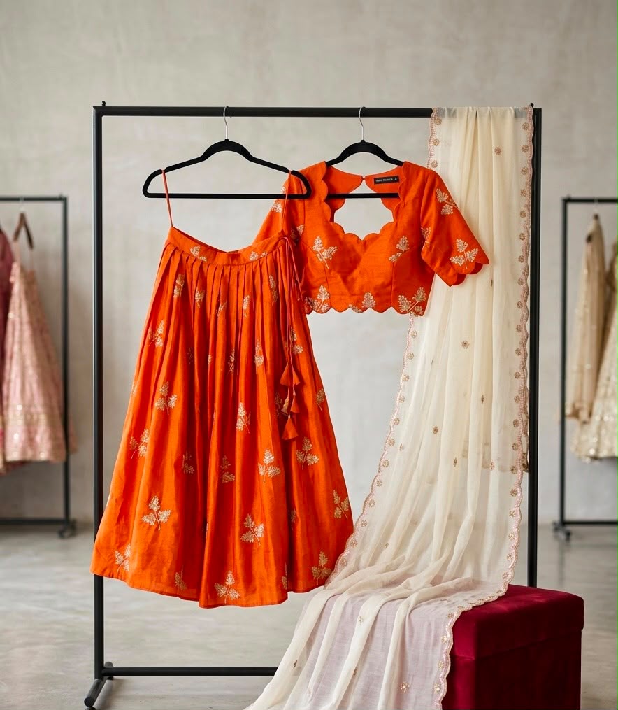 Party wear fully stitched lehanga