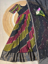 Marshmallow Anarkali with duppatta