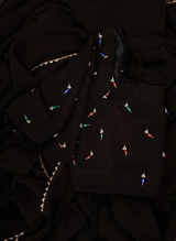 Meera Customised Georgette saree and heavy work blouse