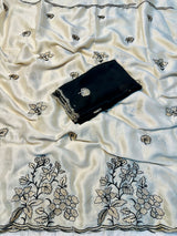 Rangoli silk heavy work saree