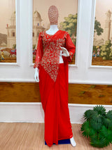 Ready to wear one minute saree