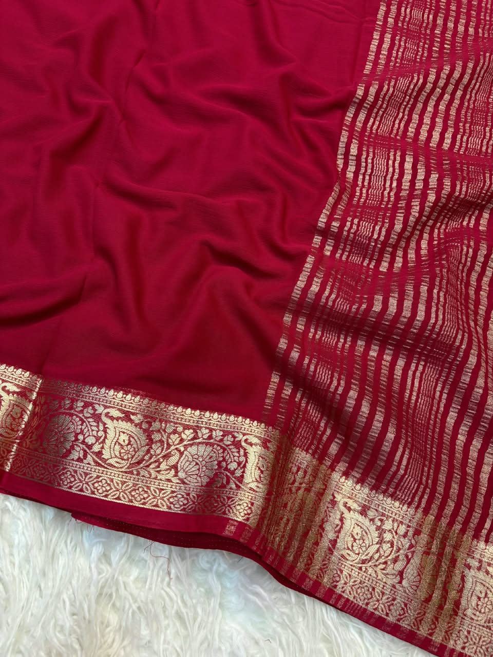 Chiffon soft saree
